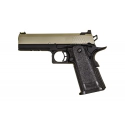 Raven 1911 Hicapa GBB 4.3 (Tan/BK), Pistols are generally used as a sidearm, or back up for your primary, however that doesn't mean that's all they can be used for